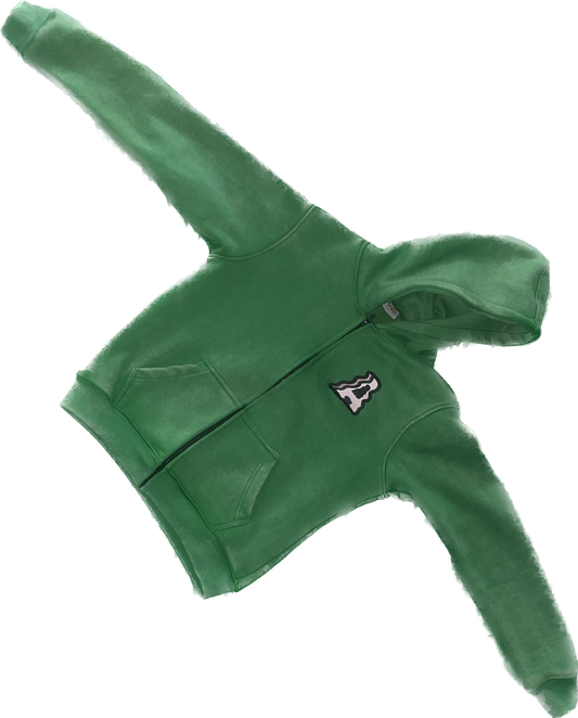 Youth Green Runner Hoodie