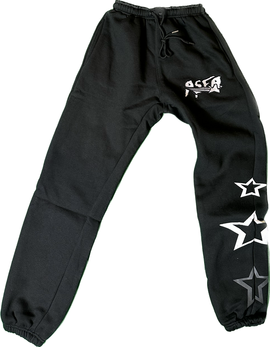 Black Runner Sweats