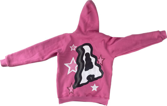 Youth Pink Runner Hoodie