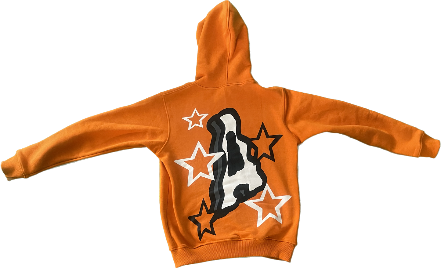 Orange runner hoodie