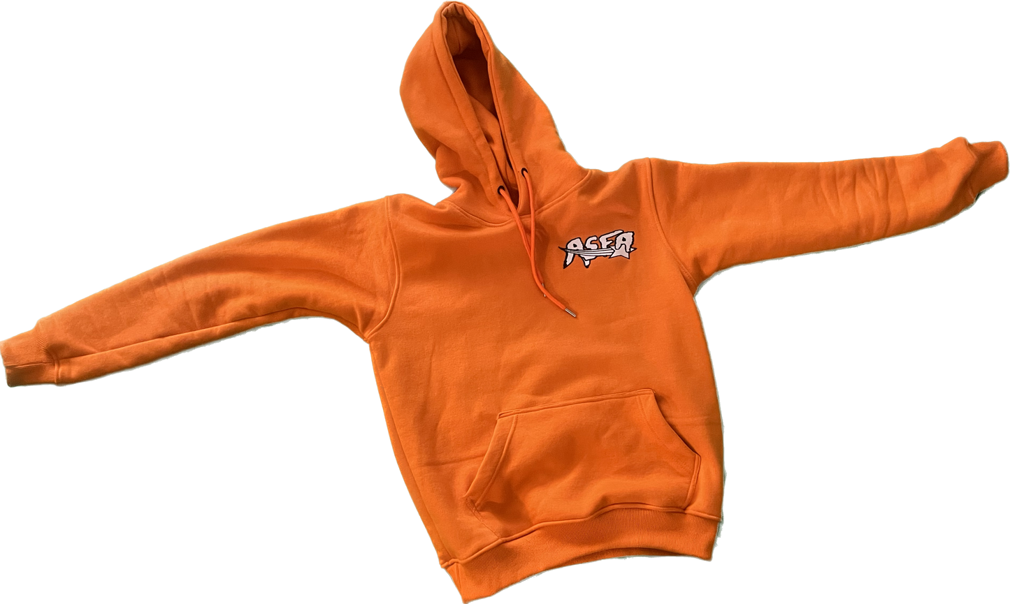 Orange runner hoodie