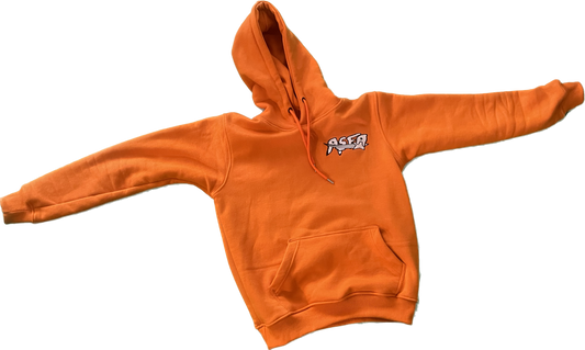 Orange runner hoodie